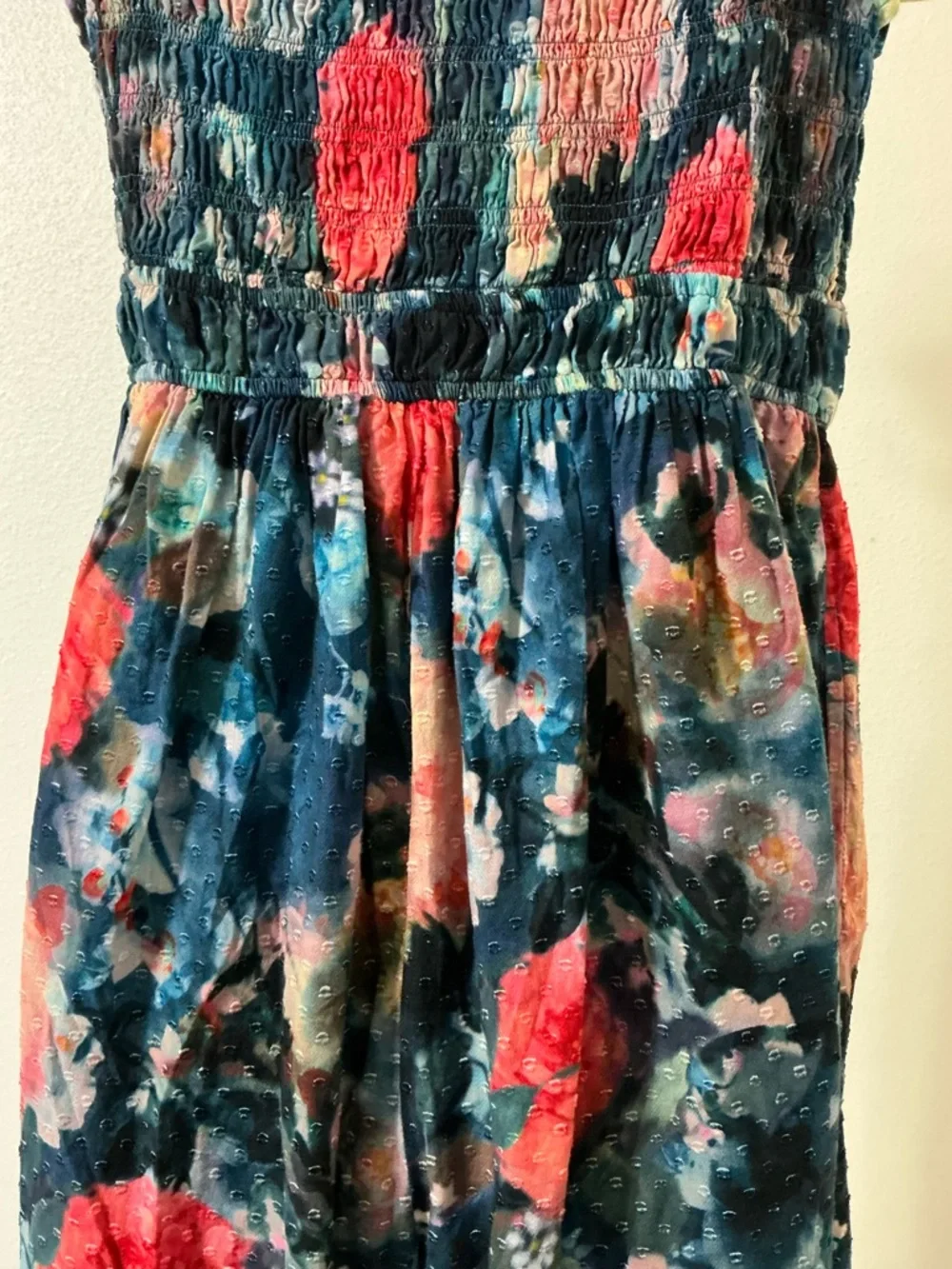 EUC Anthropologie The Peregrine Jumpsuit: Printed Eyelet Edition Size Small - Picture 9 of 16